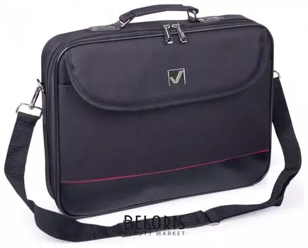 Сумка деловая Brauberg "Profi", 25х35х7 см, отделение для планшета и ноутбука 13,3", ткань, черная