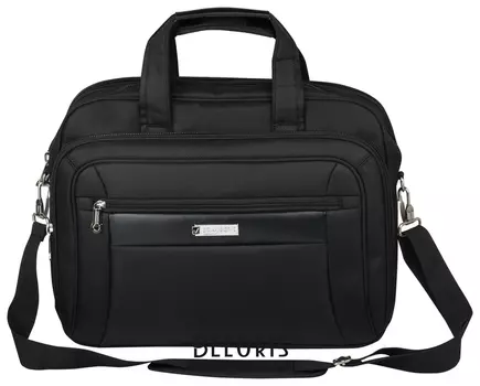 Сумка деловая Brauberg "Quantum", 31х41х15 см, отделение для планшета и ноутбука 15,6", ткань, черная