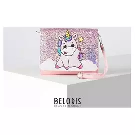 Сумка детская, отдел на клапане, цвет розовый