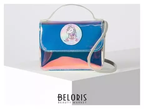 Сумка детская, отдел на клапане, цвет синий