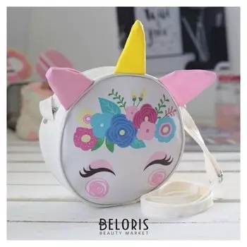 Сумка детская, отдел на молнии, цвет белый