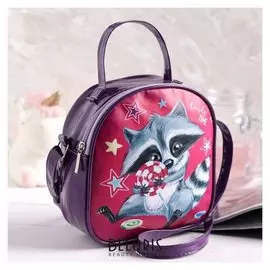 Сумка детская, отдел на молнии, цвет фиолетовый