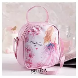 Сумка детская, отдел на молнии, цвет розовый