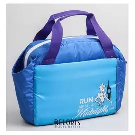 Сумка для фитнеса золушка, 37 X 13 X 31 см, отдел на молнии, 2 боковых кармана, длинный ремень