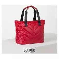 Сумка дорожная, отдел на молнии, цвет красный