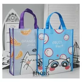 Сумка хозяйственная, 1 отдел, принт