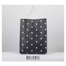 Сумка хозяйственная, отдел без молнии, цвет чёрный