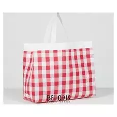 Сумка хозяйственная, отдел без молнии, цвет красный