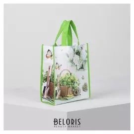 Сумка хозяйственная, отдел без молнии, цвет зелёный