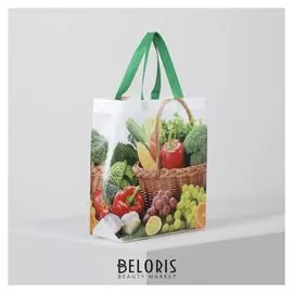 Сумка хозяйственная, отдел без молнии, цвет зелёный