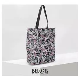 Сумка хозяйственная, отдел на молнии, цвет белый