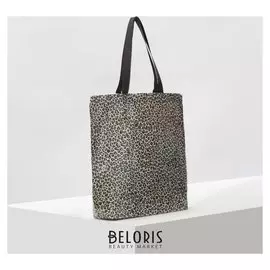 Сумка хозяйственная, отдел на молнии, цвет бежевый