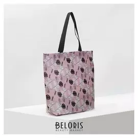 Сумка хозяйственная, отдел на молнии, цвет розовый