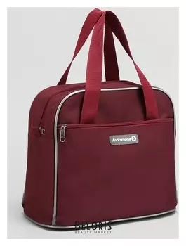 Сумка хозяйственная, отдел на молнии, наружный карман, цвет бордовый