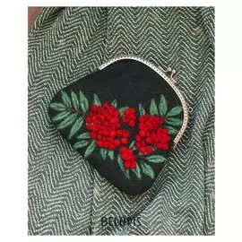 Сумка из шерсти "Рябина"