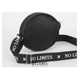 Сумка круглая с ремнём No Limits, цвет черный