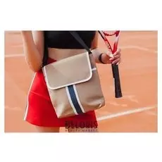 Сумка молодёжная, отдел на молнии, наружный карман, регулируемый ремень, цвет бежевый