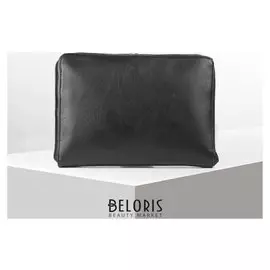 Сумка мужская, отдел на молнии, наружный карман, цвет чёрный