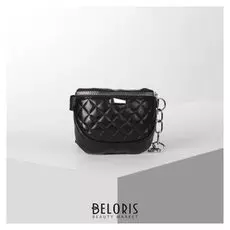 Сумка поясная, отдел на молнии, цвет чёрный