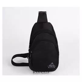 Сумка-рюкзак «Камуфляж», 15х10х26 см, отд на молнии, н/карман, регул ремень, чёрный