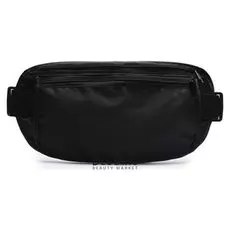 Сумка спортивная на пояс 25 х 13 см, цвет черный