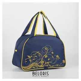 Сумка спортивная, отдел на молнии, цвет синий