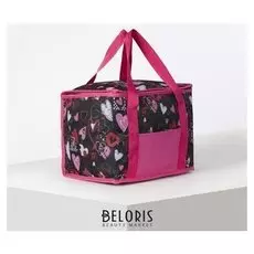 Сумка-термо, 13 л, отдел на молнии, наружный карман, цвет розовый