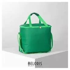 Сумка-термо, 23 л, отдел на молнии, наружный карман, цвет зелёный