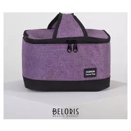 Сумка-термо, отдел на молнии, цвет фиолетовый