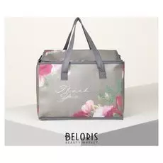 Сумка-термо, отдел на молнии, цвет серый