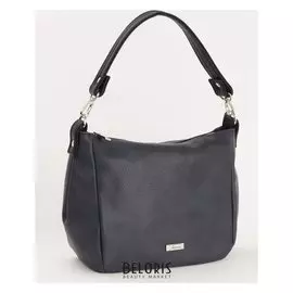 Сумка жен 1038, 20*10*20, отд на молнии, н/карман, регул ремень, синий/черный