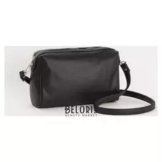 Сумка жен 1056, 28*10*20, отд на молнии, н/карман, черный токио