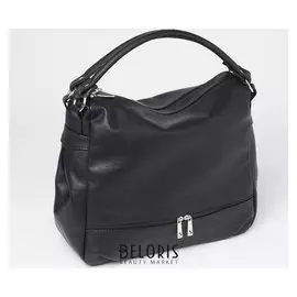 Сумка жен 122, 29*12*28, отд на молнии, 2 н/карман, регул ремень, черный