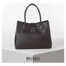 Сумка жен 1398с, 35*26*15, отд на молнии, н/карман, коричневый