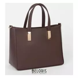 Сумка жен 1427с, 28,5*13*22, отд на молнии, н/карман, длин ремень, коричневый