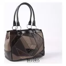 Сумка жен 1455, 30*15*23, 3 отд на молнии, н/карман, длин ремень, коричневый