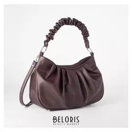 Сумка жен 1503, 33*10*20, отд на молнии, н/карман, дл ремень, бордо