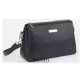 Сумка жен 1504, отд на молнии, н/карман, черный