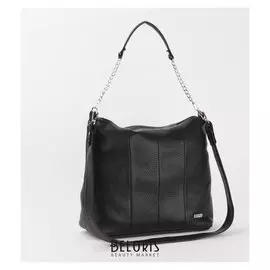 Сумка жен 170, 30*12*29, отд на молнии, н/карман, регул ремень, черный