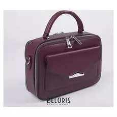 Сумка жен 1724, отд на молнии, н/карман, красный