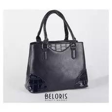 Сумка жен 2019-26, отд на молнии, н/карман, синий