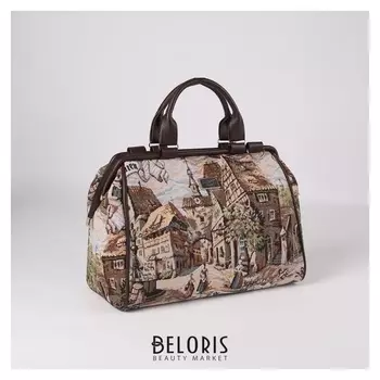 Сумка жен 289.1d, 36*18*24, отд на молнии, н/карман, коричневый антверпен