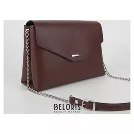 Сумка жен 3135001, 29*10*19, отд на молнии, н/карман, регул ремень, коричневый