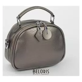 Сумка жен 6818, отд на молнии, н/карман, бронзовый