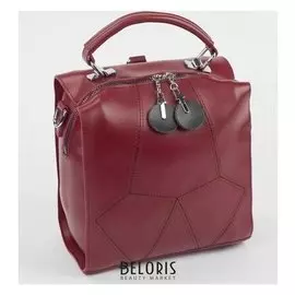 Сумка жен 8678, отд на молнии, н/карман, красный