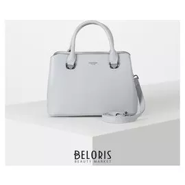 Сумка жен 892283 30*10*21, отдел на молнии, нар карман, дл ремень, голубой