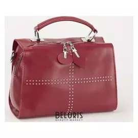 Сумка жен 9211, отд на молнии, н/карман, красный