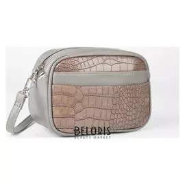 Сумка жен эльза, 20*7*13, отд на молнии, 2 н/кармана длин ремнь, т. зеленый