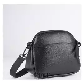 Сумка жен карла, 21*8*18, отд на молнии, длин ремень, черный