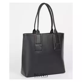 Сумка жен L74b, 31*12*29, отд на молнии, н/карман, черный